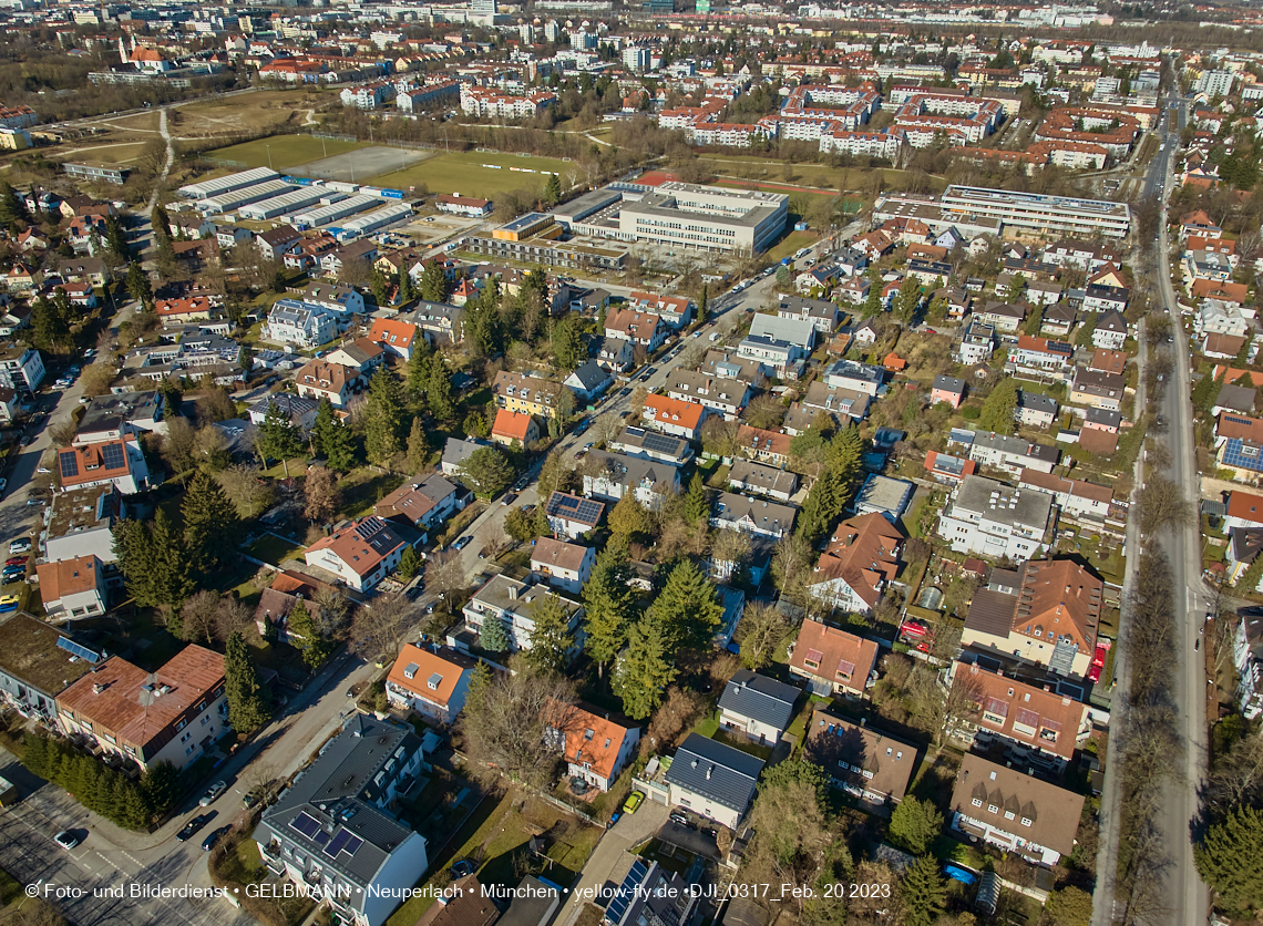 20.02.2023 -  der verschwundene Hachinger Bach in Neuperlach und Berg am Laim